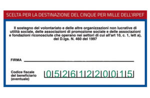 5 per mille codice fiscale CAI coazze